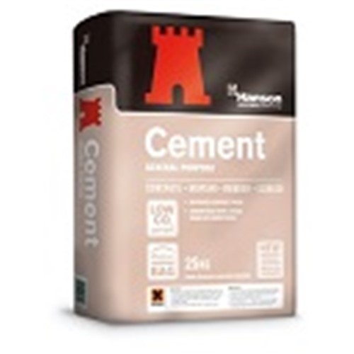 Cement is available from us in two different brands; Portland Cement and Mastercrete Cement. Both are only available in 25kg bags. Portland cement is used to make almost all concrete. It is also the principal cement used in most masonry mortars and renders. The Mastercrete Cement contains special additives which allows for a better performance Enhanced resistance to freeze/thaw attack reducing cracking in your concrete.is also a lighter colour than normal cement. Mastercrete is a quality assured cement with independent third party certification and carries a CE mark.